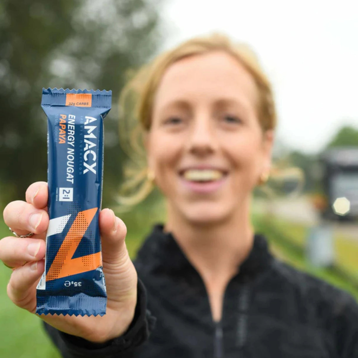 Amacx Energy Nougat Riegel Papaya