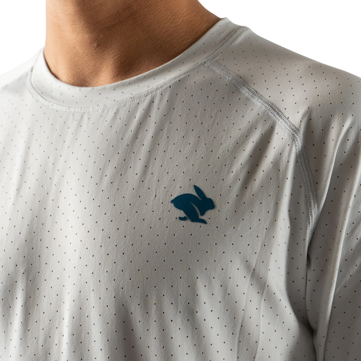 rabbit Ice Perf Tee SS Quiet Grey