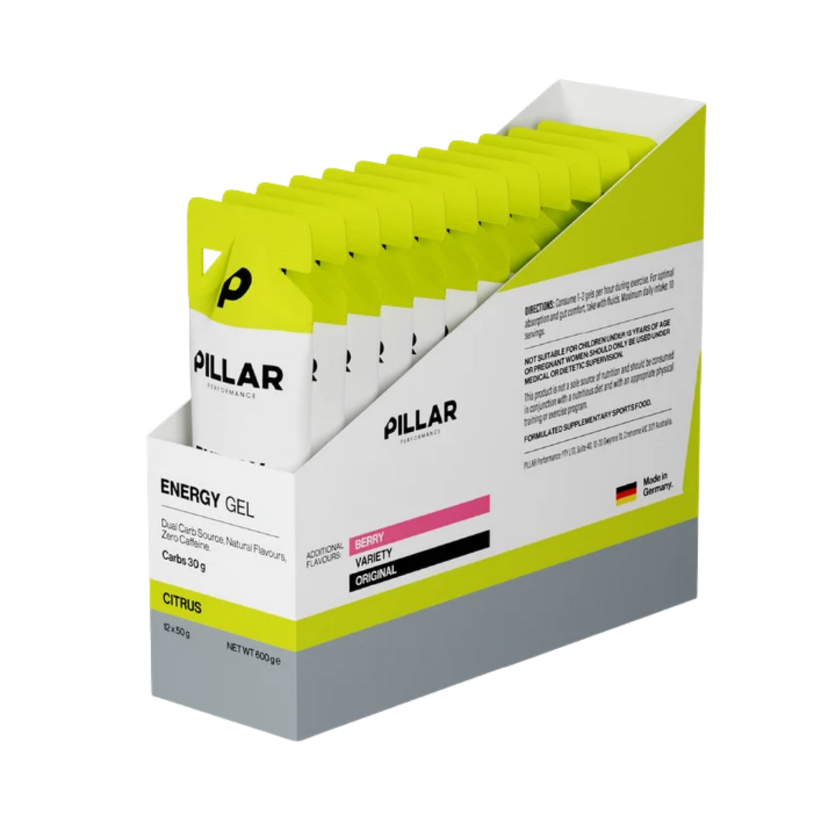 PILLAR Engery Gel Citrus