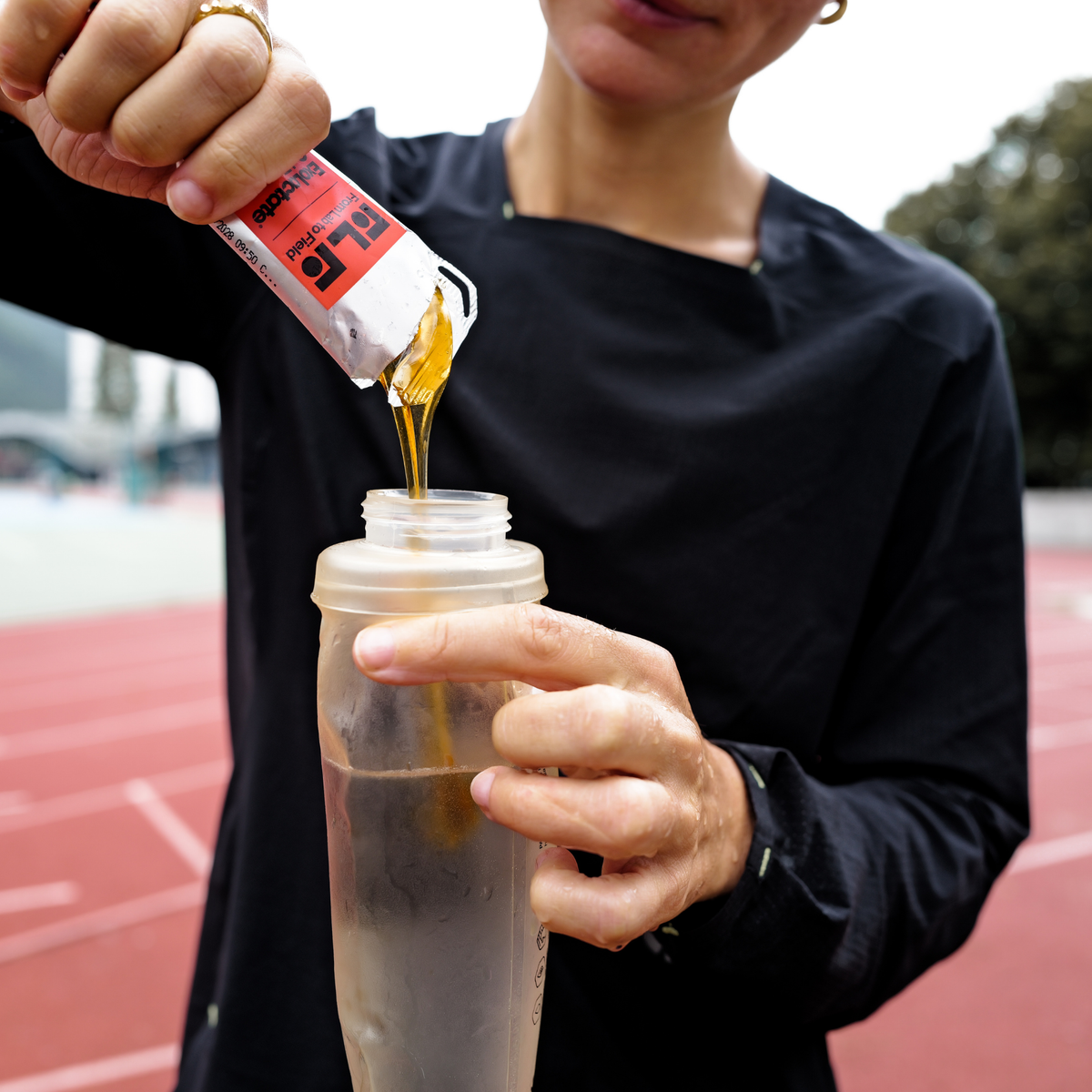 From Lab to Field ExoLactate Gel mit Wasser