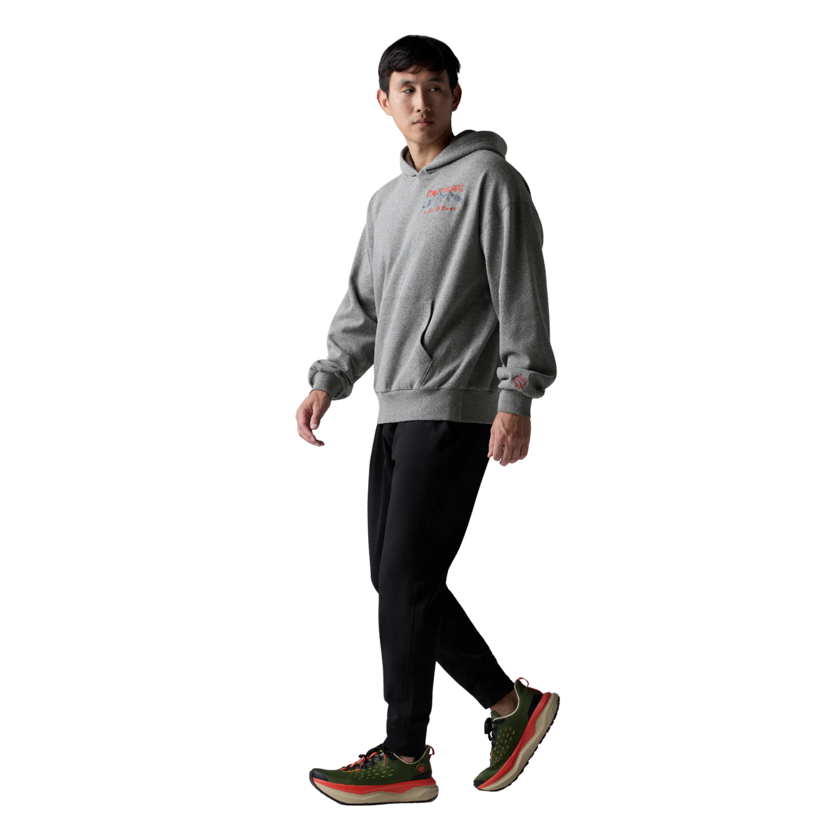 RABBIT Hoodie Chamonix Charcoal Gray