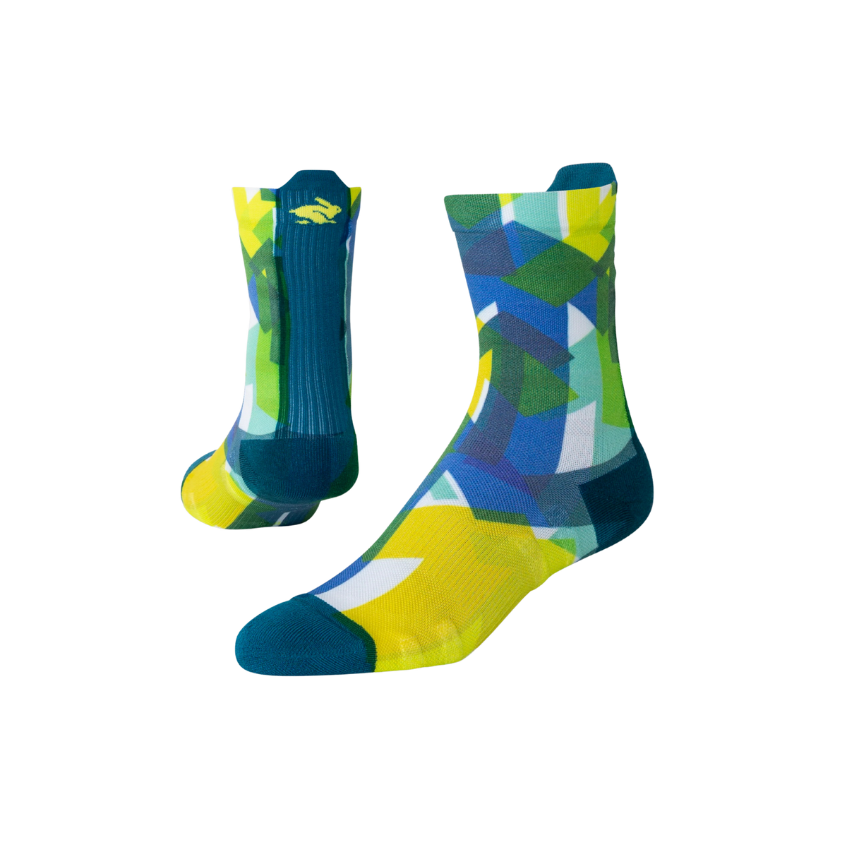 rabbit Socks Mini Crew Light Cushion Blue Arrow