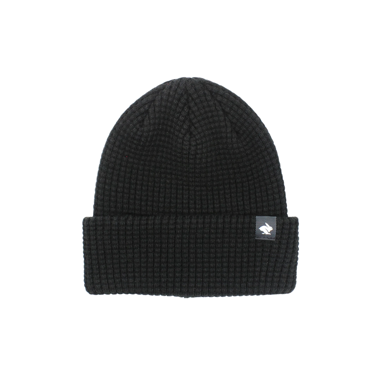 Rabbit Waffle Beanie Black