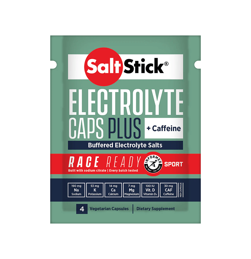 SaltStick Electrolyte Caps Plus Caffeine