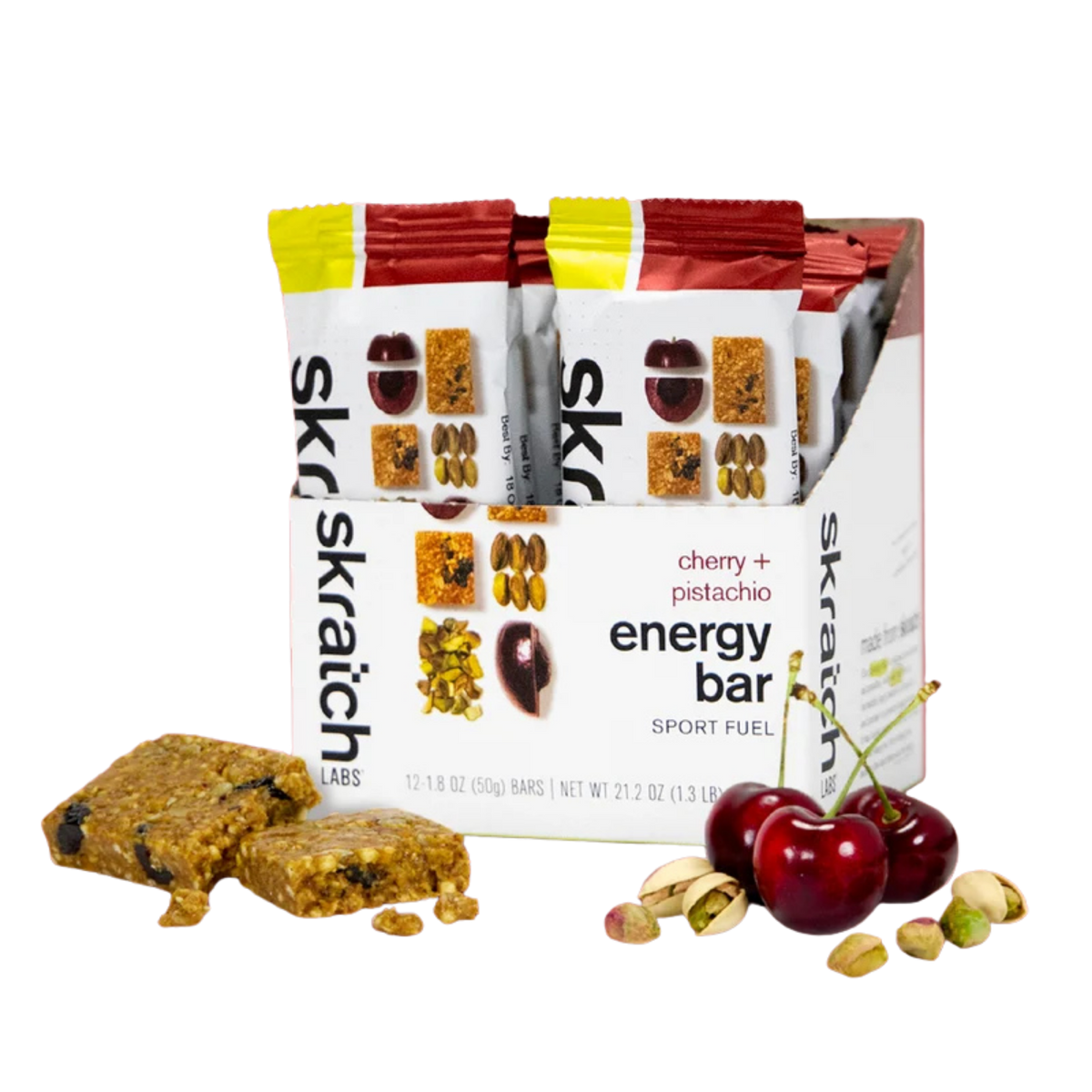 Skratch Labs Energy Bar cherry pistachio