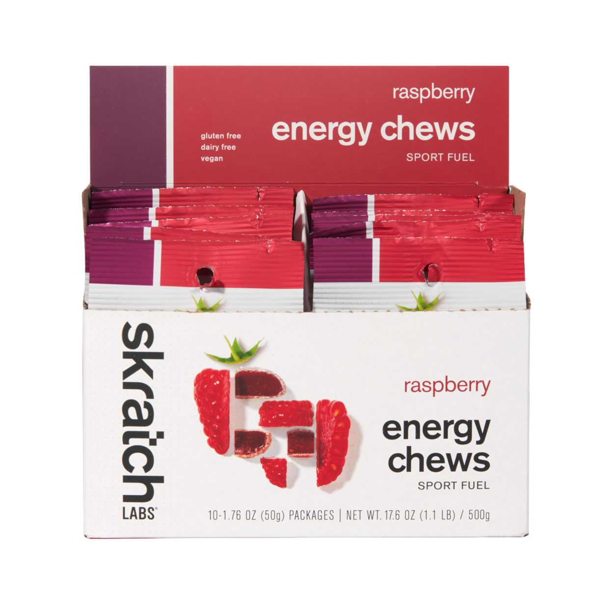 Skratch Labs Energy Chews Raspberry