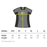 T8 Weekend Tee Size Chart