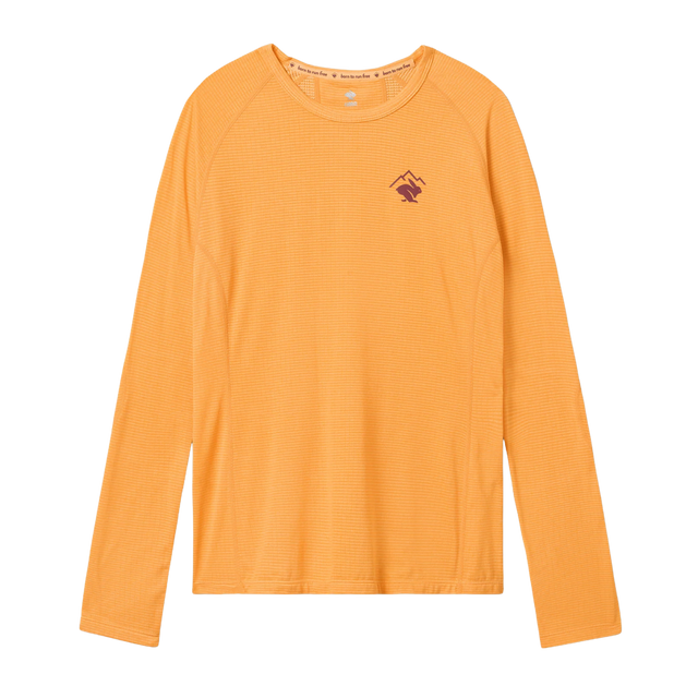 rabbit Laufshirt long sleeve orange
