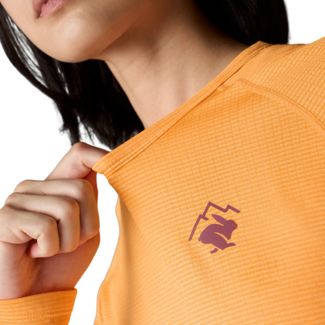 rabbit Laufshirt long sleeve orange
