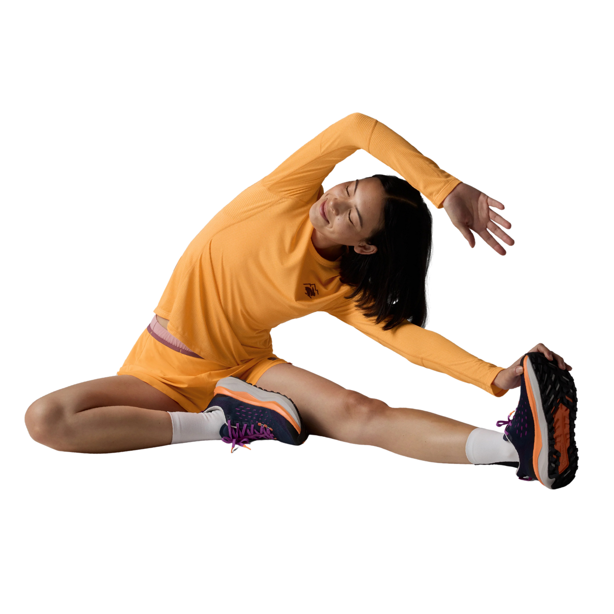 rabbit Laufshirt long sleeve orange
