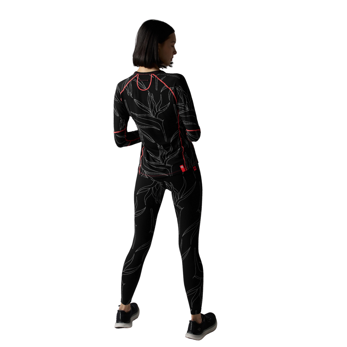 rabbit Low Light Speed Tights Black Reflective Women