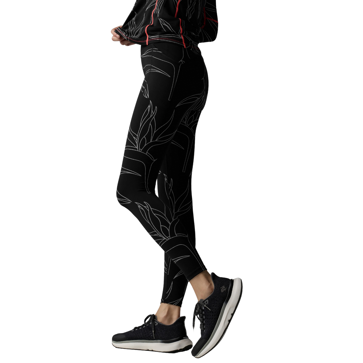 rabbit Low Light Speed Tights Black Reflective Women