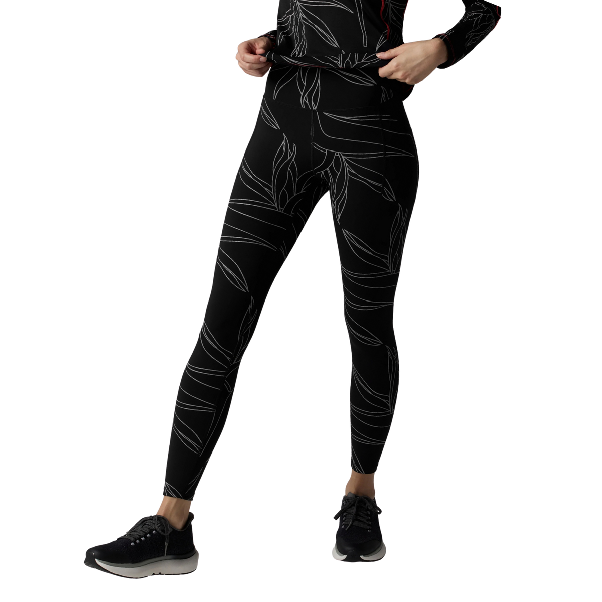 rabbit Low Light Speed Tights Black Reflective Women