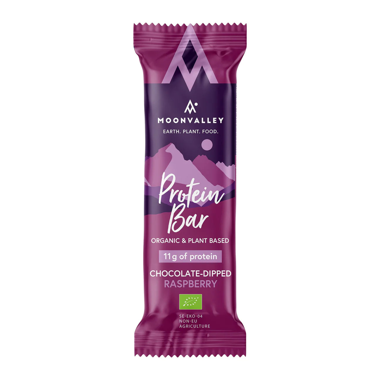Moonvalley Proteinriegel Chocolate Dipped Raspberry